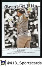2026 Topps Series 1 Manny Machado 2025 Greatest Hits San Diego Padres #GH-13