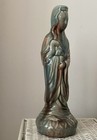 Vintage Ceramic Guan Yin Pottery Figurine Statue — photo 1