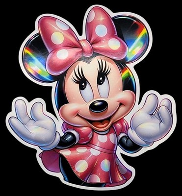 Mickey Mouse Minnie Mouse Inspired Waterproof Car Decal Vinyl Sticker Cartoon