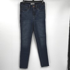 Madewell Roadtripper Skinny Jeans Med/ Dark Wash High Rise Denim Size 26