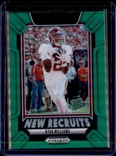 2025 Panini Prizm Draft Picks #23 Ryan Williams New Recruits Green