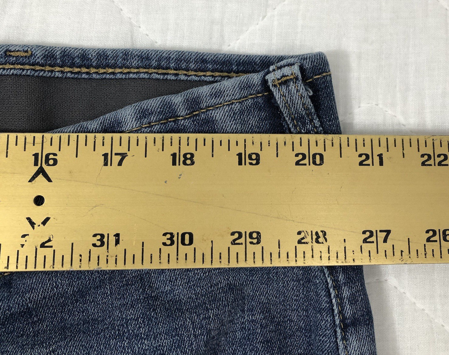 Lee Jeans Men's 44x29 Denim Blue Extreme Motion MVP Relaxed Fit Straight (41x27) thumbnail 8