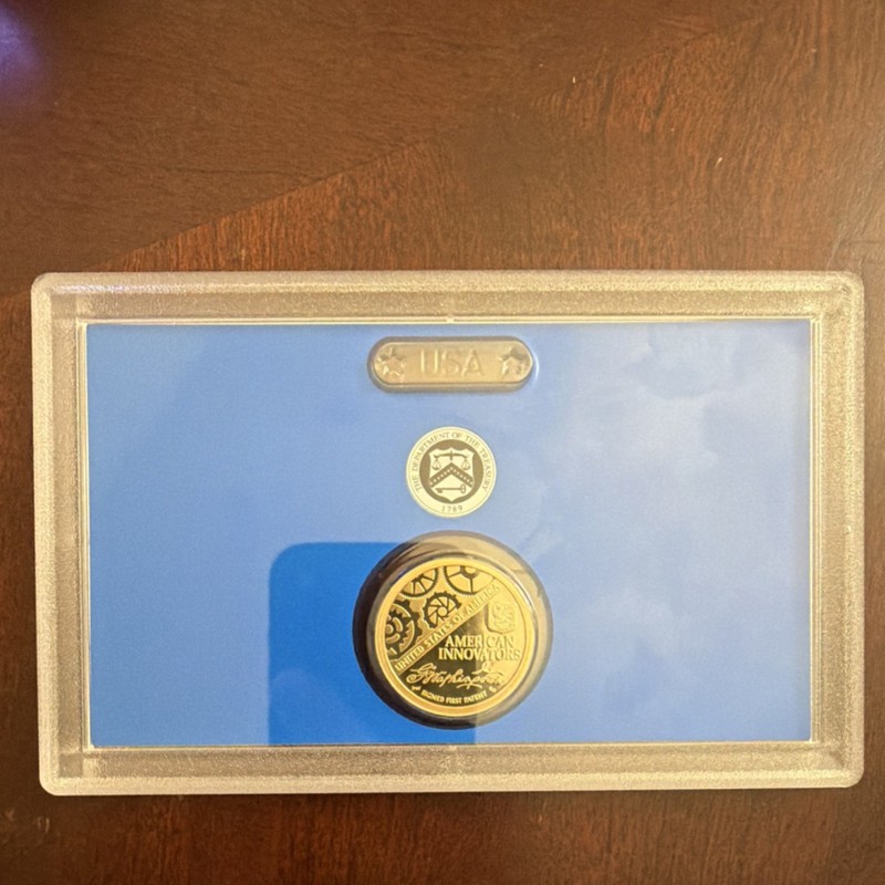 2018 U.S. Mint American Innovation $1 Proof Signed First Patent Coin w/ COA