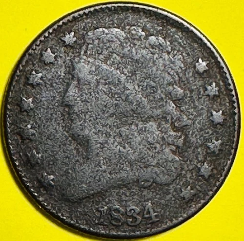 1834 Classic Head Half Cent — photo from another recent sale