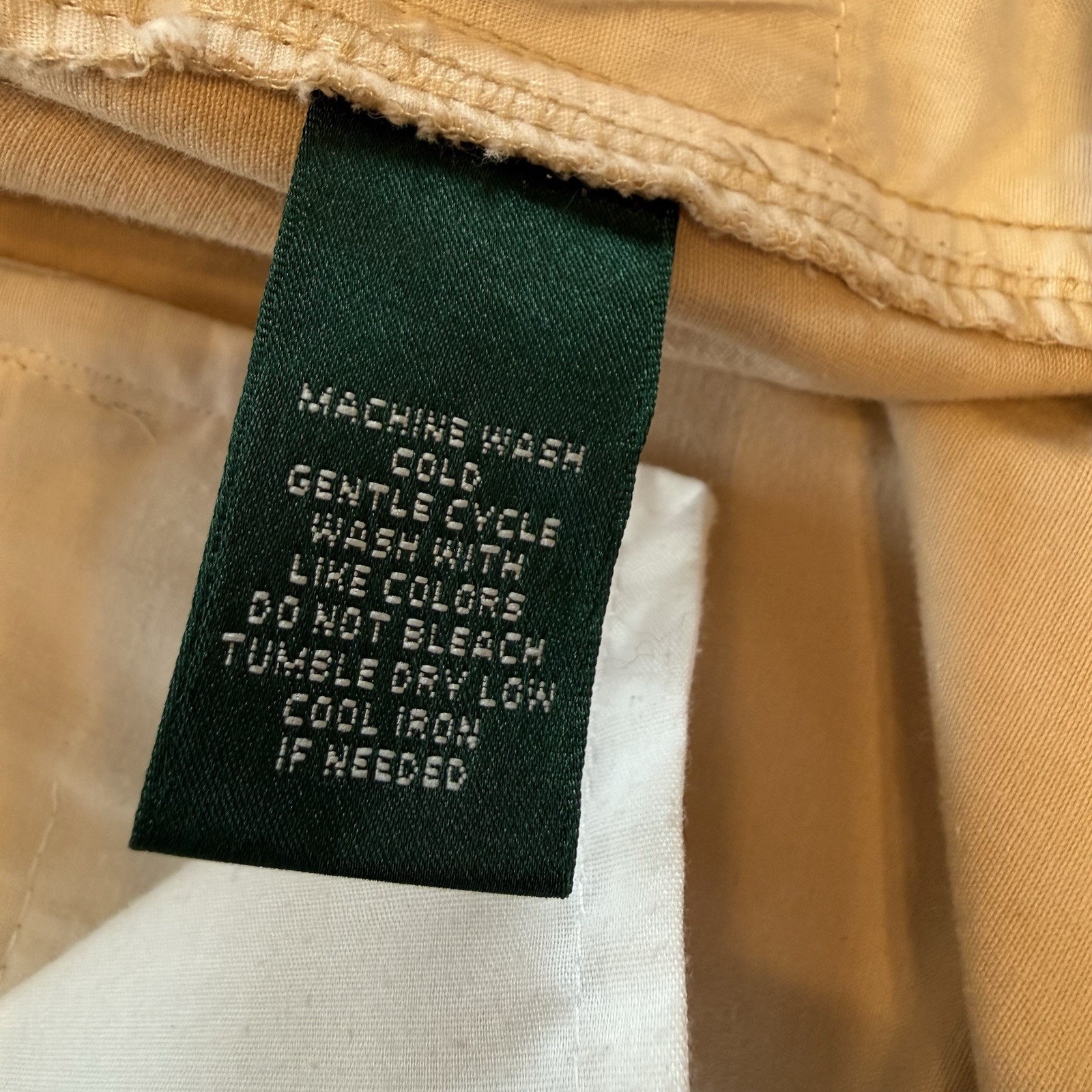 Lauren Ralph Lauren Dress Pants Womens 16W Beige Casual Career Slacks Comfy thumbnail 6