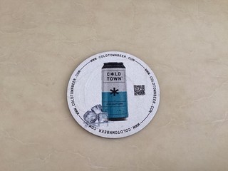 Cold Town Brewery Scotland Beermat