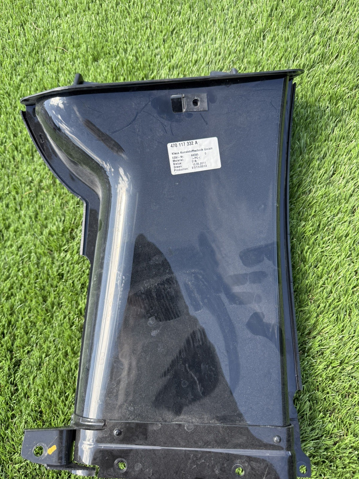 LAMBORGHINI AVENTADOR RIGHT RH AIR DUCT CONVEYOR OEM 470117332A