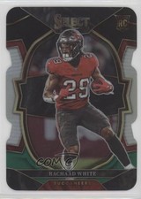 2022 Panini Select Concourse Black & Green Prizm Die-Cut Rachaad White #27 s1i