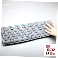 Ultra Thin Silicone Keyboard Cover Skin for Logitech MK295 MK275 K200 MK200