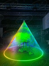 5W RGB Full Color Animation Laser Light Projector Effect Beam For DJ Bar Party