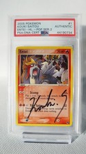 Pokémon TCG Entei Pop Series 2 2005 Kouki Saitou Signed PSA Authentic