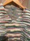 baby sweater 12-18mo, hand-knit by professional knitter, multicolor, cardigan — photo 4