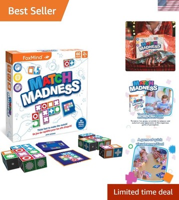 Visual Recognition Board Game: Match Madness for 1-4 Players, Fun for Everyone!