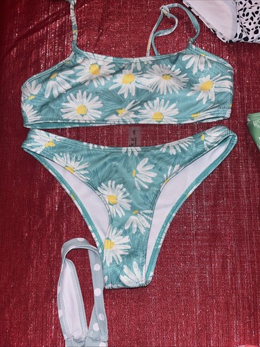 Girls BATHING SUIT BIKINI LOT OF 13 Suits Size 10-12 XS - Picture 7 of 24