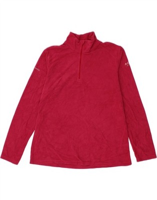 Columbia Damen Fleecepullover mit Reißverschluss am Ausschnitt UK 18 XL rosa Polyester BT04