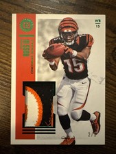 John Ross III Rookie Card 2017 Panini Encased First Hand Materials Emerald 2/5. rookie card picture