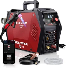 ARCCAPTAIN Icontrol Cut55 Pro Plasma Cutter, [APP Control] 55 Amp Non-Touch Pilo