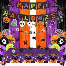 Halloween Party Decorations All  In  One Set, NO MISSING OR BROKEN PIECES