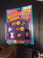 Vintage Tyco Kitchen Littles Food Pack Pepsi Dryers etc