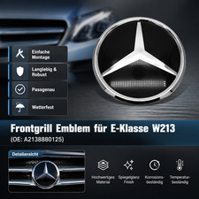 Stylischer Spiegel Frontgrill großem Frontstern Für Mercedes W213 2016-2020 Stylischer Spiegel Frontgrill großem Frontstern Für Mercedes W213 2016-2020
