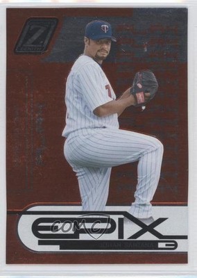 2005 Donruss Zenith Epix Orange Play 234/750 Johan Santana #E-3 0c2