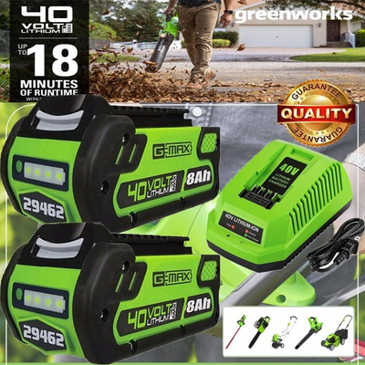 #ad 8.0Ah For Greenworks 40V G MAX Battery Li Ion 29472 29462 29252 20202 or Charger $296.00