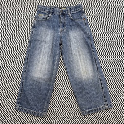 VTG South Pole BOYS 4 (22x17) Gold Tab Denim Blue Baggy Jeans Y2K