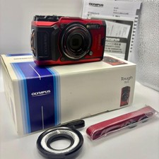 OLYMPUS Tough TG-6 Red Waterproof Digital Camera with Accessories