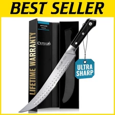 Razor Sharp Cimeter Breaking Knife - Ergonomic Handle