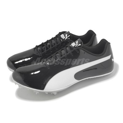 Puma Sprint 14.5 Black White Men Track and Field Shoes Spikes Cleats 311872-02