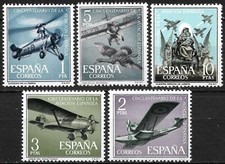 Spagna 1961 Aerei Aerei Spagnolo Aviazione Elicotteri Militari Forze Mnh