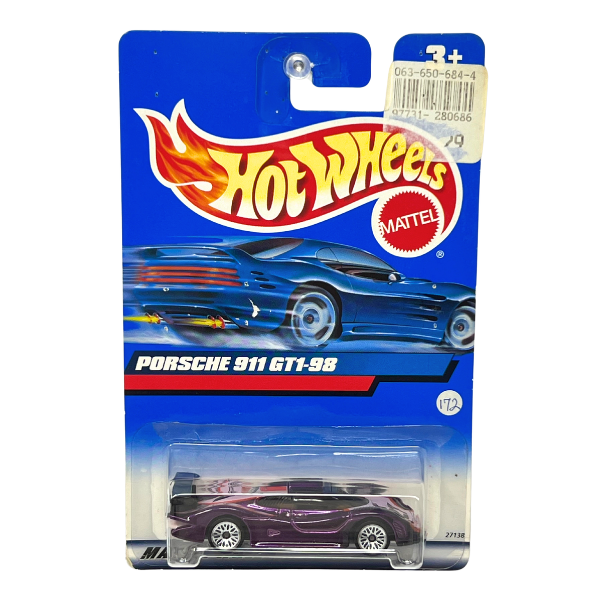 Hot Wheels Porsche 911 GT1-98 Purple 1:64 Diecast Version 2 | eBay