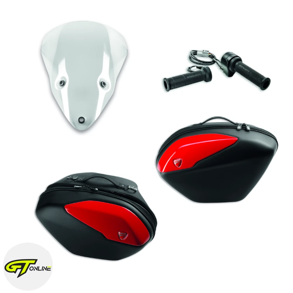 Ducati Supersport 950 2021 Touring Pack Panniers Heated Grips