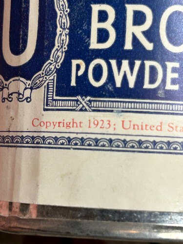 United States Bronze Powder Works Silver Glass Metallics 1940's 1/2 Can - 第 9/9 張圖片