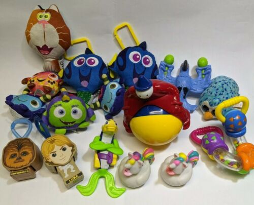 McDonalds Happy Meal (And Other) Toy Lot of 16 Clip, Floor and Bath Toys - Picture 1 of 8