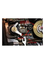 Complete rubber set for WM-D6C walkman - capstan ring, 2 x idler tire, two belts