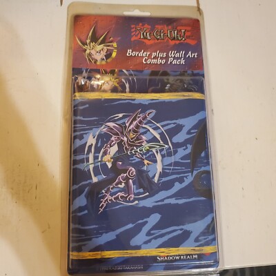 Vintage Yu-Gi-Oh! Border plus Wall Art  Combo Pack, New never opened.