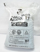 IMC Outdoor Living Rubber Mulch Nuggets Green 1.5 Cu Ft 42L Gardening Decor