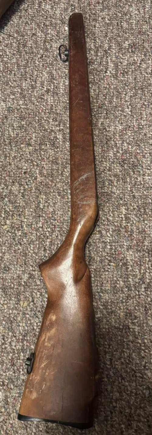 Sears Model 42-103 Used 22 S-L-LR Walnut Stock W/1” Swivels + Butt Plate #125