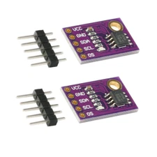 Hiletgo 2Pcs LM75 LM75A Temperature Sensor Module High Speed I2C IIC Interface H