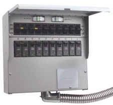 Reliance Controls 510C Pro / Tran2 10-Circuit 50A Manual Transfer Switch Kit