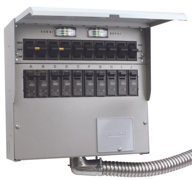 Buy Reliance Controls 510c Pro Tran2 10 Circuit 50a Manual Transfer Switch Kit Online Ebay