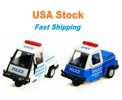 NYC Metro Police Mini Car, White - Showcasts 2180DNY - 4 In Diecast Model Replica (1 car, no box