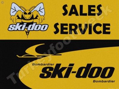Ski-Doo Sales Service 9'' x 12'' Metal Sign