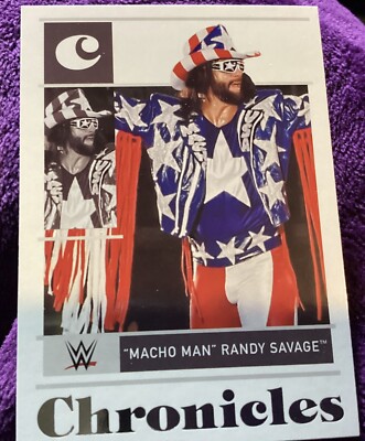 2022 Panini Chronicles MACHO MAN RANDY SAVAGE - WWE Legend - #55 NM+