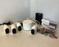 Netgear ARLO Security System Cameras VMC3030 VMB3500 Base Station w/ Chargers