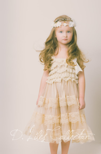 girls lace boho dress