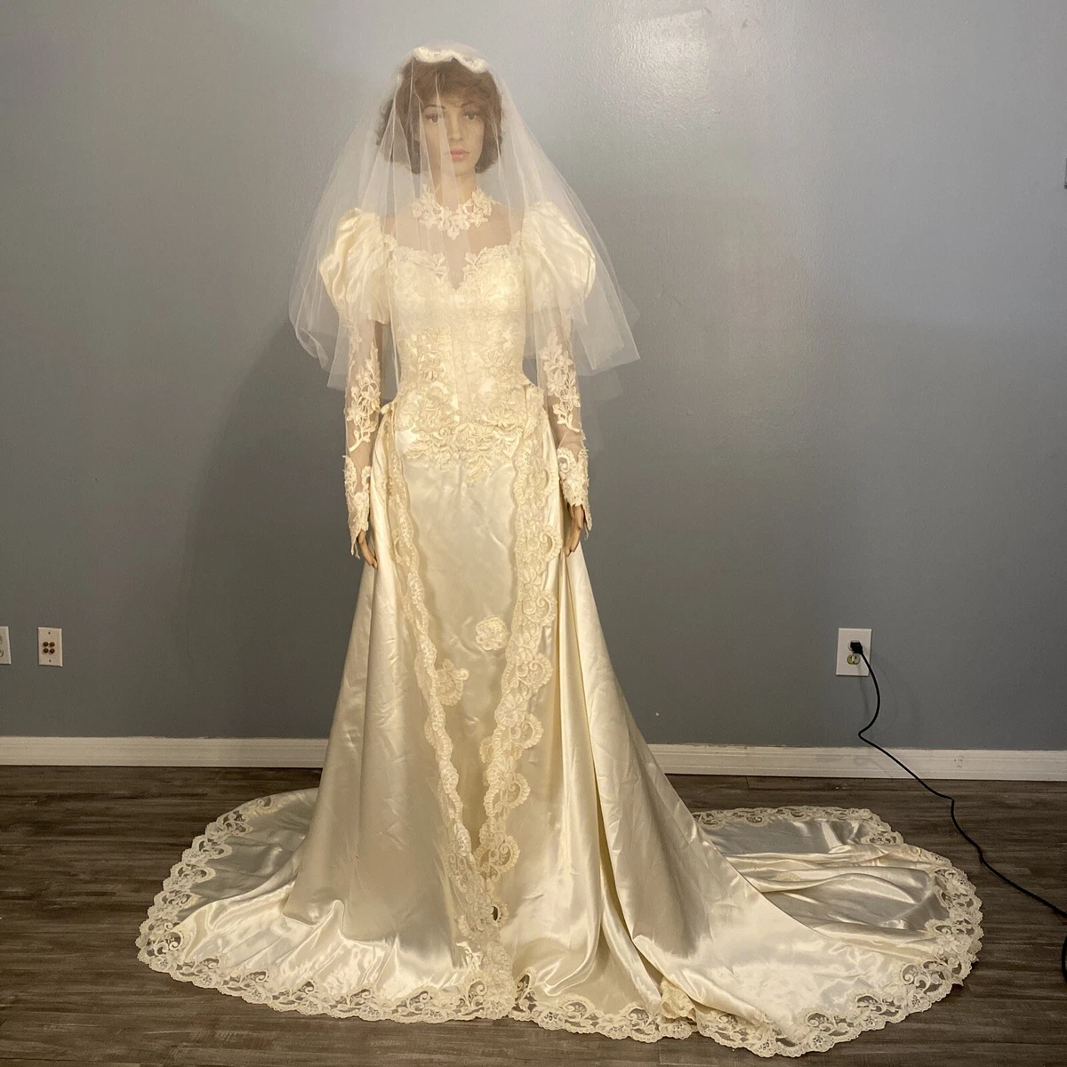 Wedding dress clearance with yellow accents