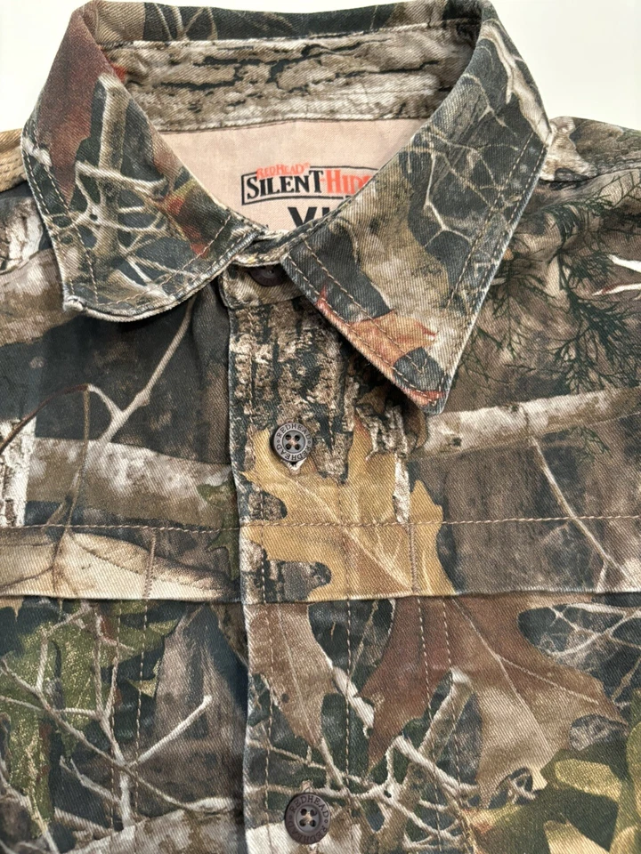 RedHead Silent Hide Shirt Boys XL True Timber Camo Heavyweight Hunting Outdoor - Image 2 of 4