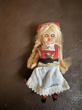 Vintage Celluloid Sweedish Costume Doll